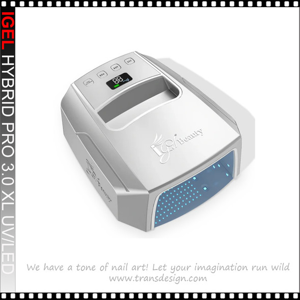 IGEL Hybrid Pro 3.0 XL Rechargeable UV/LED Lamp Silver
