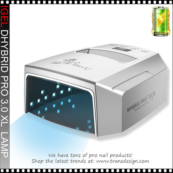 IGEL Hybrid Pro 3.0 XL Rechargeable UV/LED Lamp Silver