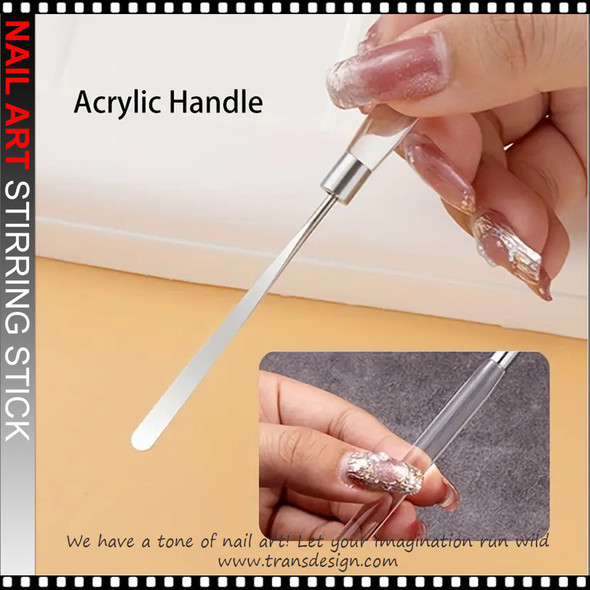 NAIL ART Stainless Steel Stirring Stick
