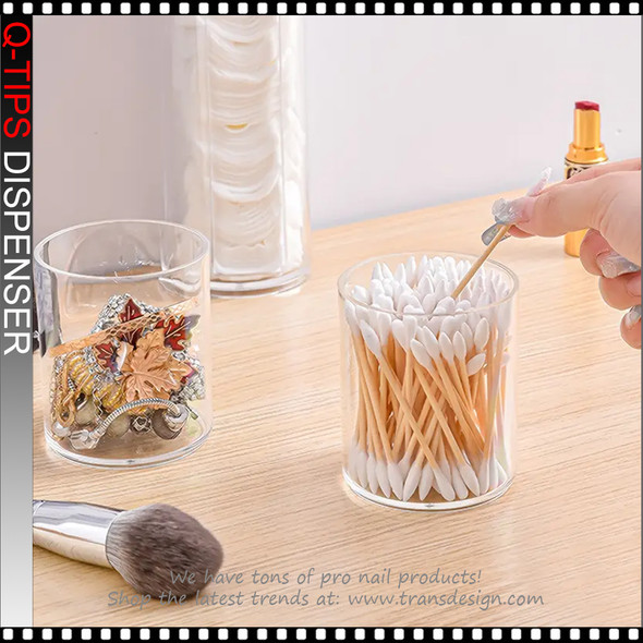 Organizer Cotton Swab Storage Box With Lid