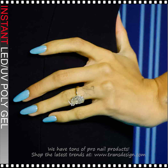 INSTANT POLYGEL blue splash 1oz. #035