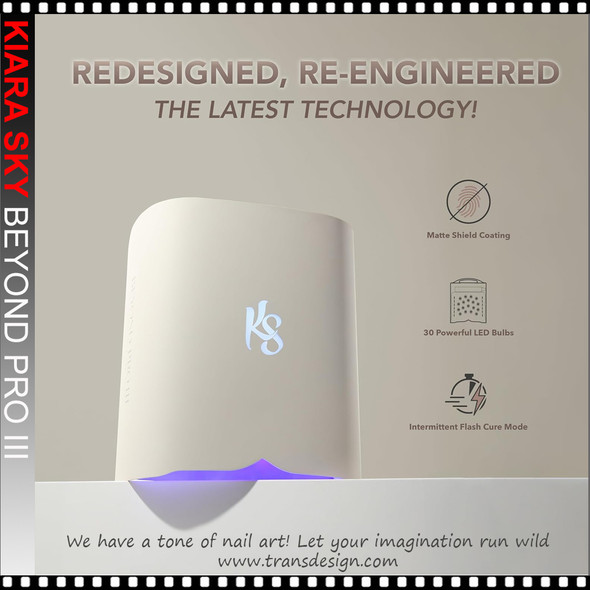 KIARA SKY Beyond Pro Rechargeable LED Lamp Vol. III -  Purple