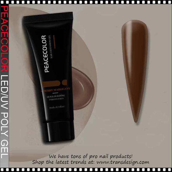 PEACECOLOR Poly Gel Cherry Mahogany 16ml