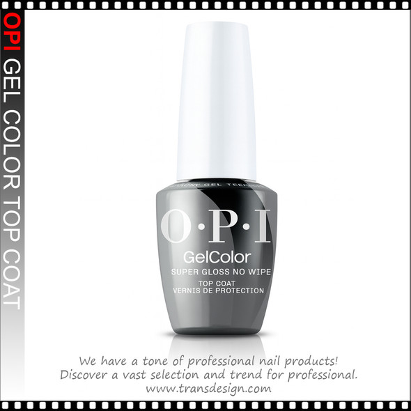 OPI SUPER GLOSS NO WIPE Top Coat 0.5oz