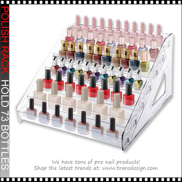 INSTANT 7-Tier Plastic Display Rack 63 Bottles INSTANT 7-Tier Plastic Display Rack 63 Bottles