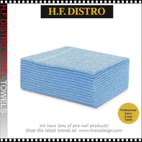H.F.DISTRO Towel Light Blue , Cotton, 16"x27", 12/Pack H.F.DISTRO Towel Light Blue , Cotton, 16"x27", 12/Pack