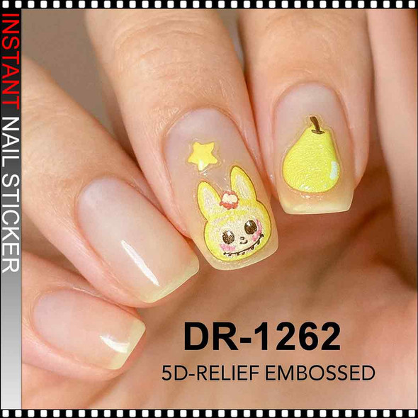 NAIL STICKER 5D POP MART's The Monsters series #DR-1262