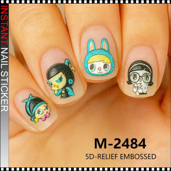 NAIL STICKER 5D POP MART's Molly #M-2484