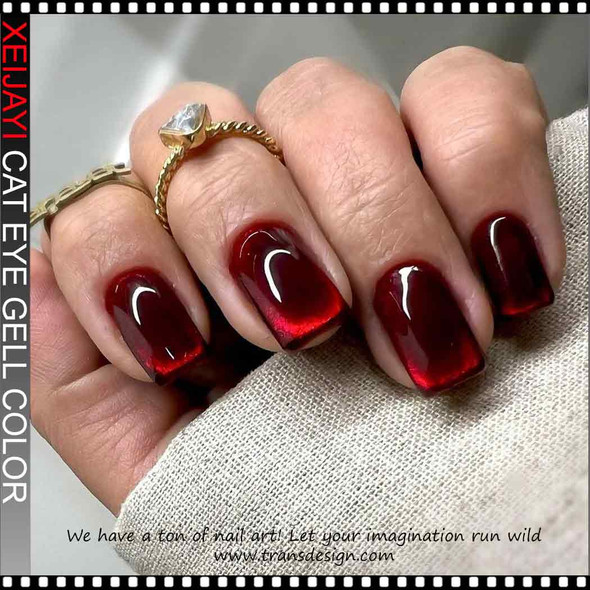 XEIJAYI SCEPTER BOTTLE CAT EYE  Metal red #KG106-02