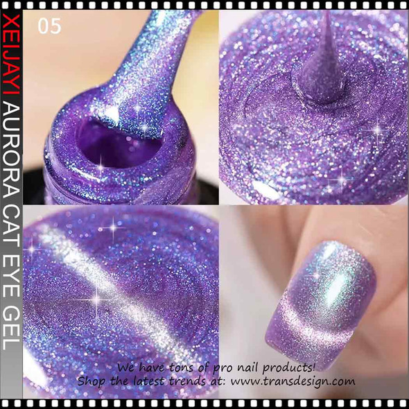 XEIJAYI SCEPTER BOTTLE CAT EYE  Aurora Magenta Cat's Eye #05