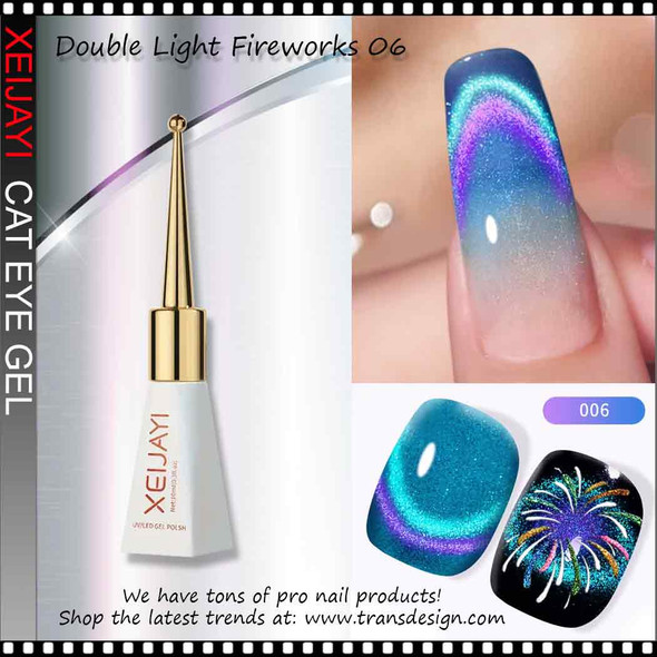 XEIJAYI SCEPTER BOTTLE CAT EYE  Double Light Fireworks 06 #KG101-14