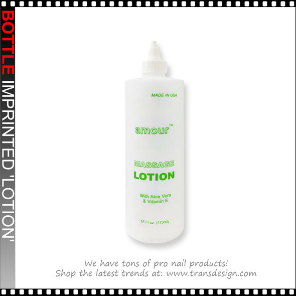 BOTTLE Imprinted 'LOTION' Green with Twist Top Cap 16oz. BOTTLE Imprinted 'LOTION' Green with Twist Top Cap 16oz.