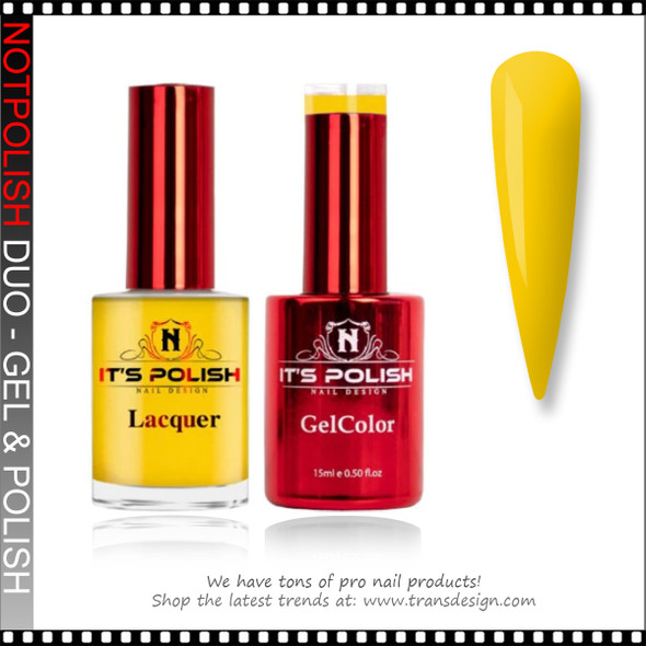 NOTPOLISH DUO GEL Yellow Mamba 0.5oz.