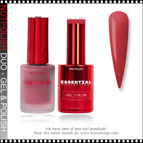 NOTPOLISH ESSENTIAL DUO Flammin Hot 0.5oz.