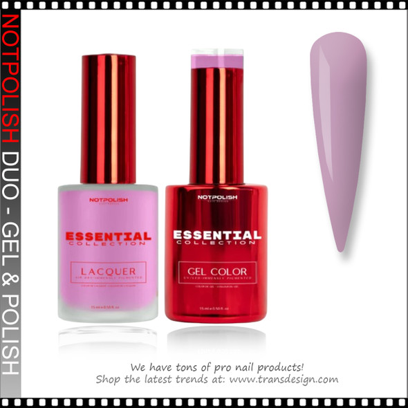 NOTPOLISH ESSENTIAL DUO Suga Plum 0.5oz.