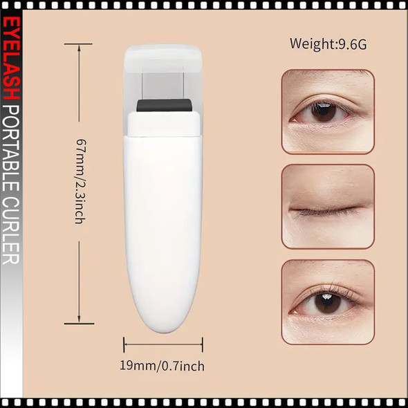 Mini Portable Eyelash Curler 1/Pack