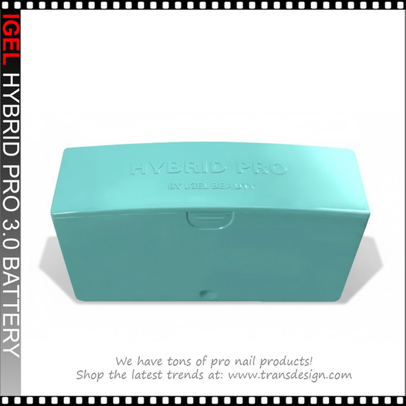 IGEL Hybrid Pro 3.0  Rechargeable UV/LED Lamp Teal Battery