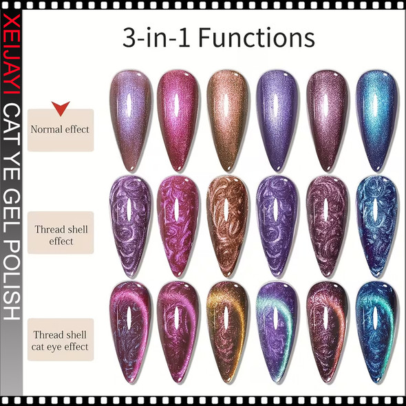 XEIJAYI FRAME BOTTLE CAT EYE  Pink Galaxy Aurora #01