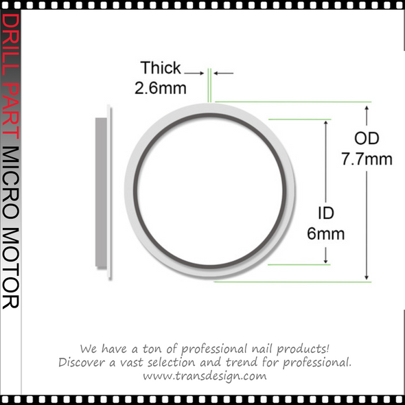 Micro Motor Nail Drill Accessories Handle with Up200 Handpieces, Each