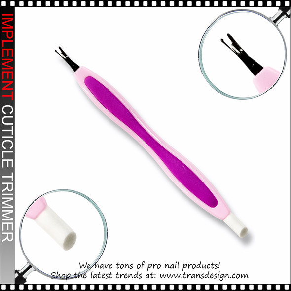 IMPLEMENT Double End Cuticle Trimmer Pusher Remover 5.5"