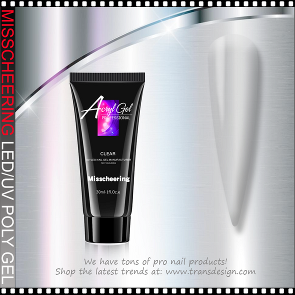 MISSCHEERING POLY GEL Clear 30ml.