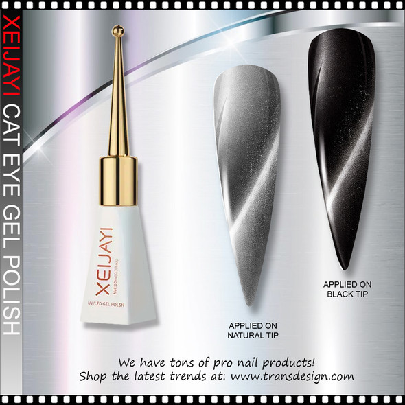 XEIJAYI CAT EYE Smoke Gray Glass Beads #KG103-15