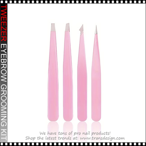  TWEEZER Eyebrow Stainless Steel Grooming Kit