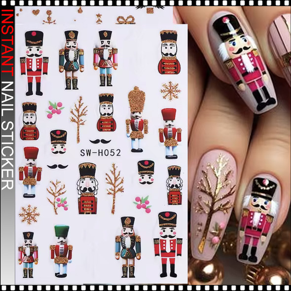 NAIL STICKER Holiday Nutcracker #SW-H52
