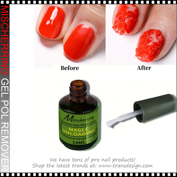 MISCHEERING Gel Polish Remover 0.5oz.