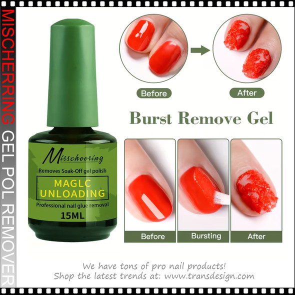 MISCHEERING Gel Polish Remover 0.5oz.