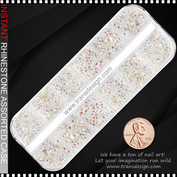 RESIN RHINESTONE Round, Aurora AB 1440/Case #PH206-13