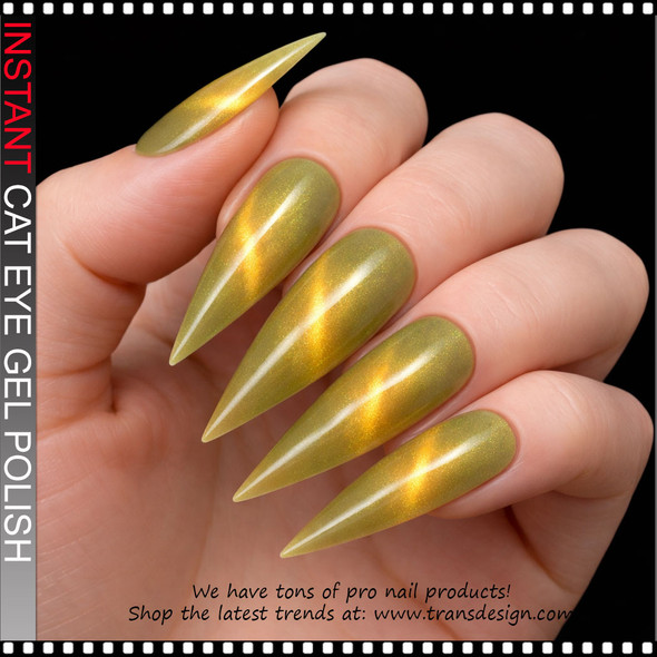INSTANT CAT EYE GEL Golden Olive