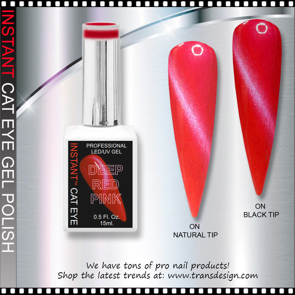 INSTANT CAT EYE GEL Deep Red Pink 