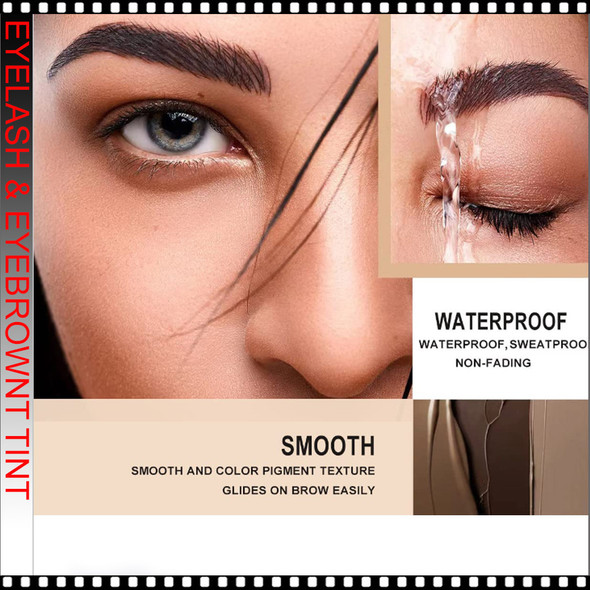 EYELASH and EYEBROW Tin Color, Simi-Permanent Dye Kit, Black