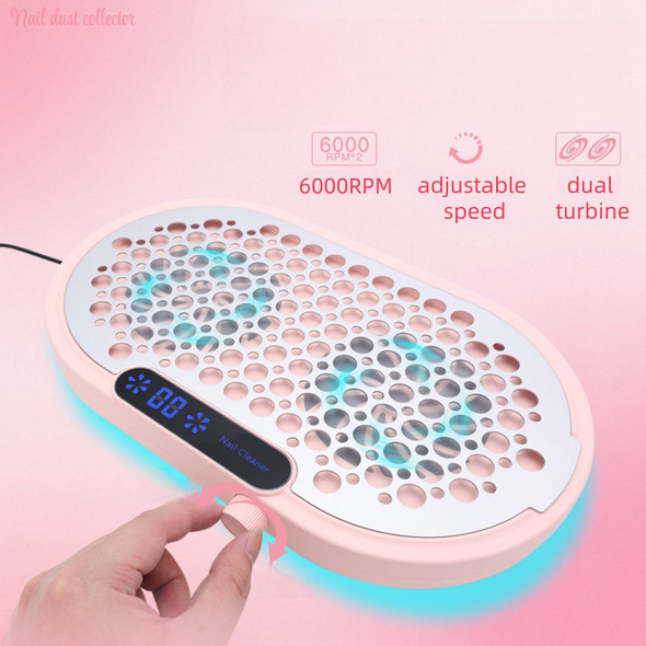 DUST COLLECTOR Ultra Thin, Strong Dual Brushless Fans,Pink