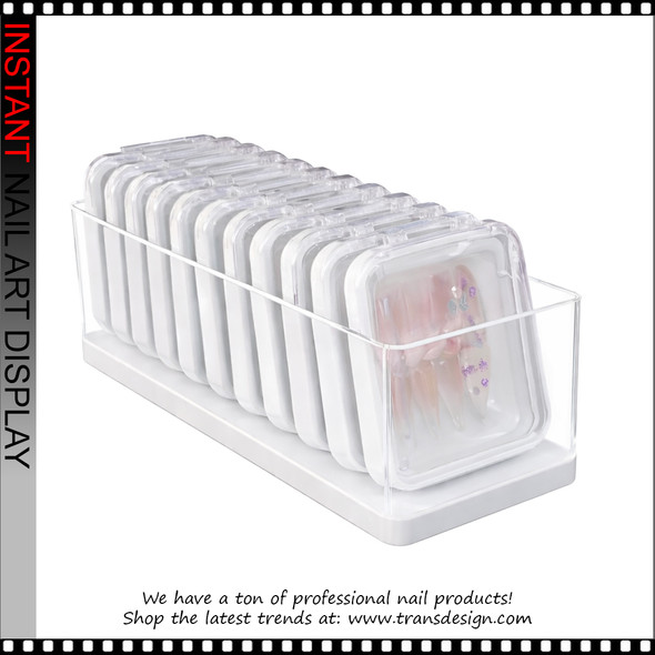 NAIL ART DISPLAY White 12 Boxes/Case