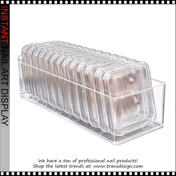 NAIL ART DISPLAY Clear 12 Boxes/Case