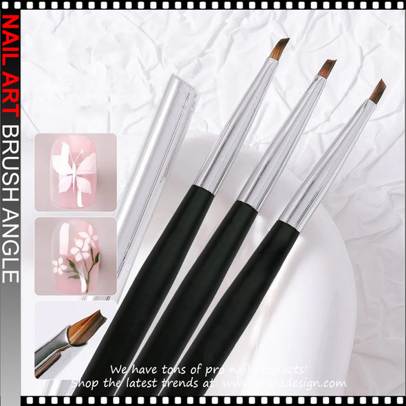 NAIL ART BRUSH Angle, Detail 3 Set