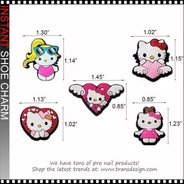 SHOE CHARM Hello Kitty  9/Pack 