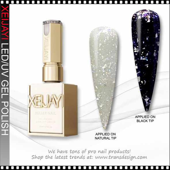 XEIJAYI Gel Polish Assorted Iridescent Glitter, Floating Island