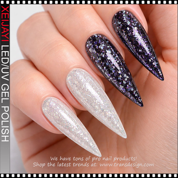 XEIJAYI Gel Polish Assorted Iridescent Glitter, Floating Island