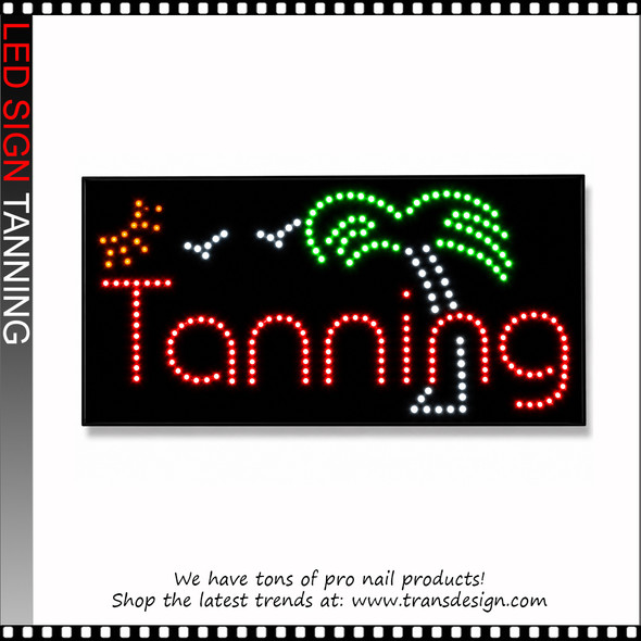 LED SIGNS - TANNING/PALM TREE with 3 Colors ( Pick Up Only )