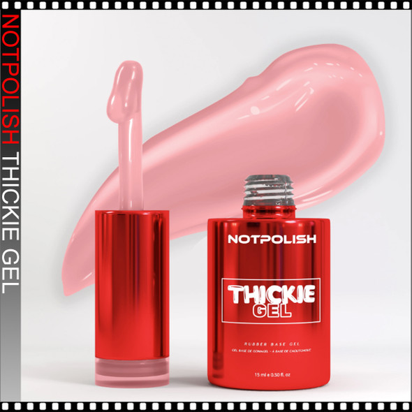 NOTPOLISH Thickie Gel, Pink Pearl 0.5oz.