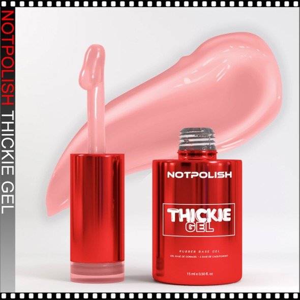 NOTPOLISH Thickie Gel, Blushed 0.5oz.