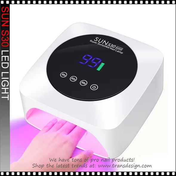 SUN S30 LED Lamp, Rechargeable, White 180W. *