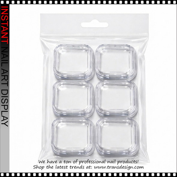 NAIL ART DISPLAY Clear 12 Boxes/Bag