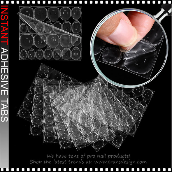 INSTANT Adhesive Tabs for Press on nails 480 Tabs/Pack