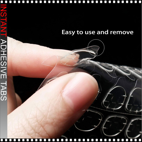 INSTANT Adhesive Tabs for Press on nails 480 Tabs/Pack