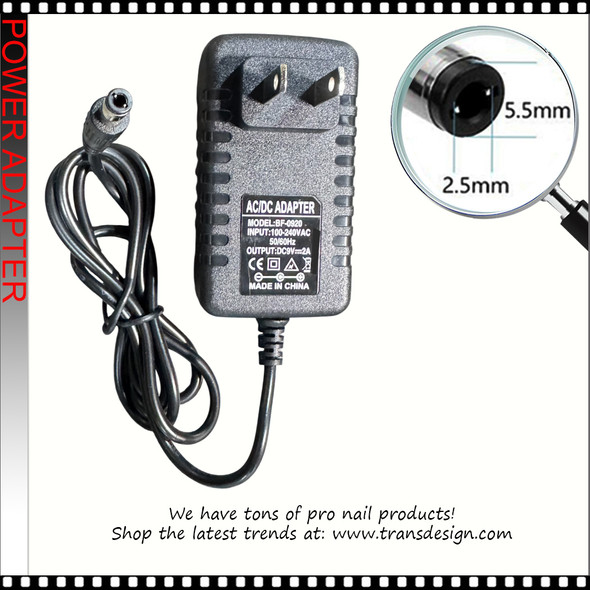 9VDC 2A. POWER ADAPTER