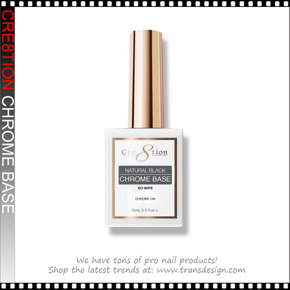 CRE8TION Chrome Base Natural Black 0.5oz